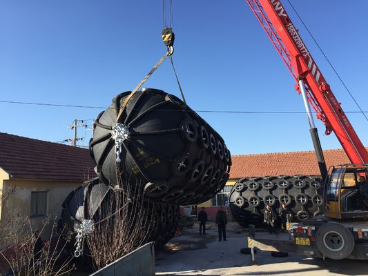 Qualidade Amortecedores de canto com nervuras de Yokohama Marine Rubber Fender Marine Dock fábrica