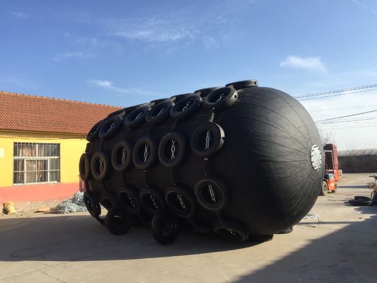 Qualidade Defensas para navios com excelente capacidade de absorção de choque, com pressão de inflação de 50KPa e desempenho fábrica