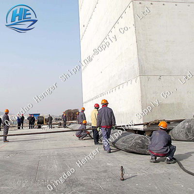 Qualidade Bolsa a ar de borracha de D15*L20m Marine Rubber Airbag Boats Ships fábrica