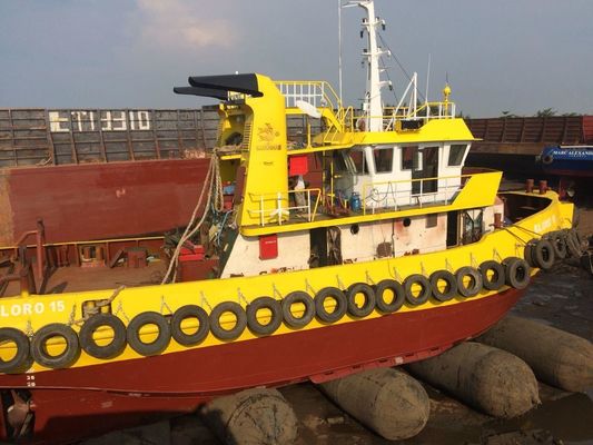 Qualidade 8 camadas de D15 L12m enviam Marine Rubber Airbag Salvage Belt de lançamento Marine Airbags fábrica