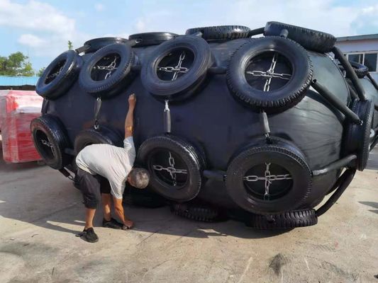 Qualidade Entrando o tipo BV de Marine Pneumatic Rubber Fender Yokohama do barco habilitado fábrica