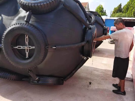 Qualidade Tipo barco de borracha pneumático Marine Rubber Fender de Yokohama do para-choque fábrica