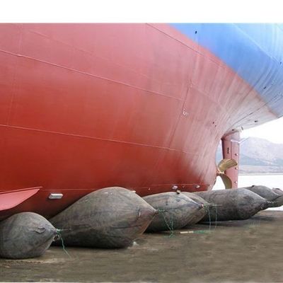 Qualidade ISO 14409:2011 Airbags certificados de 1800 mm de diâmetro para lançamento de navios com 6 a 10 anos de vida útil para aplicações marítimas fábrica