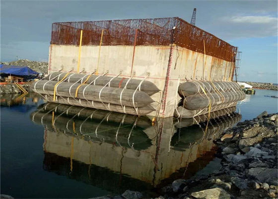 Qualidade Saco de ar de borracha marítima certificado ISO 14409 com pressão de trabalho de 80 kPa e material de borracha natural fábrica