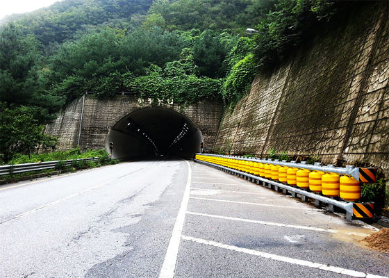 Qualidade Barreira de impacto amarela do rolo da segurança da barreira do rolo de EVA da segurança do tráfego da estrada fábrica