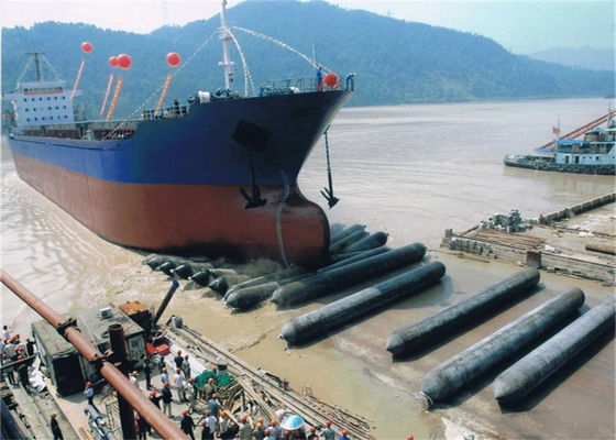 Qualidade ISO 14409 Certified Pneumatic Rubber Fender - Natural Rubber Marine Airbag with 80kpa Working Pressure fábrica