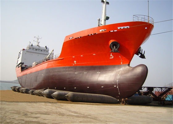 Qualidade ISO 14409 Certified Marine Rubber Airbag with 80kPa Working Pressure and Natural Rubber Material fábrica