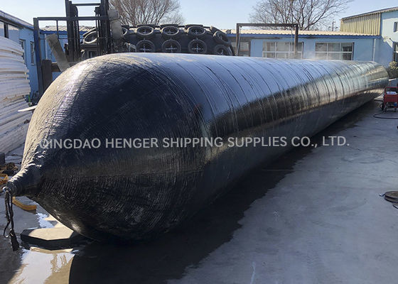 Qualidade ISO 14409 Certified Marine Rubber Airbag with 80kPa Working Pressure and Natural Rubber Material fábrica