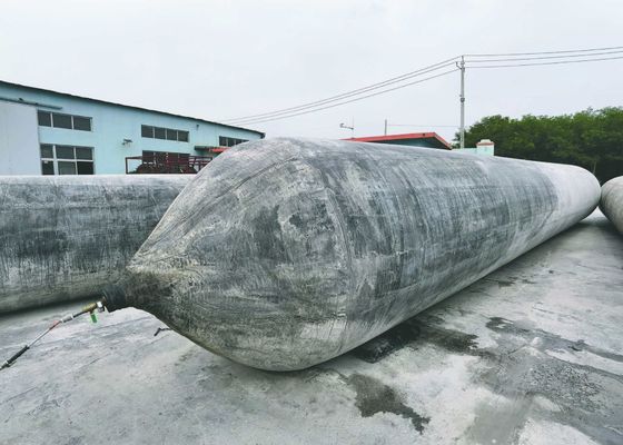 Qualidade Marine Rubber Airbag with Wear Indicator Layer for 0.8-3 M Diameter and 4-25 M Length Ship Launching fábrica