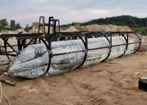 Qualidade ISO 14409 Certified Marine Rubber Airbag with 80 kPa Working Pressure and Natural Rubber Construction fábrica